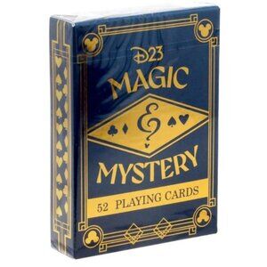 NWT Disney D23 Magic & Mystery Exclusive Playing Cards Size OS